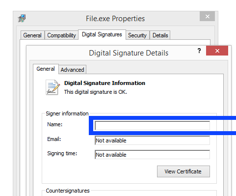 Screenshot of the PC Helpsoft (7270356 Canada Inc) certificate